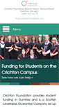 Mobile Screenshot of crichtonfoundation.org